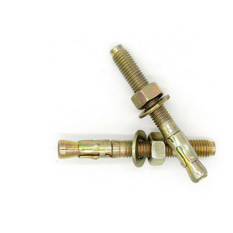 Factory best selling Drywall Screw - Colorful zinc coated wedge anchor bolts fastener hardware – Ji Luo Fastener