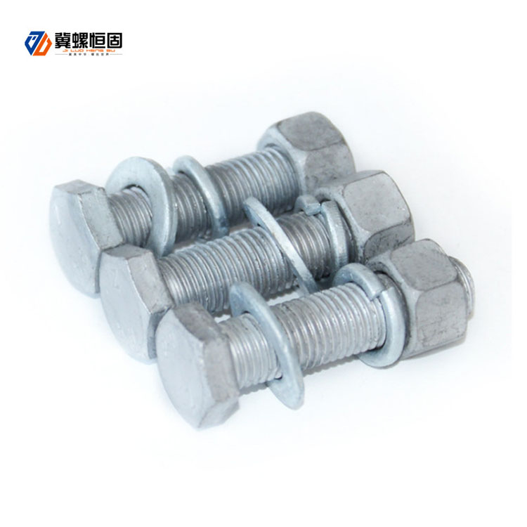 2018 wholesale price Wide Varieties Anchor Bolts Suppliers - High Strength Hot Dipped Galvanized Bolt – Ji Luo Fastener detail pictures